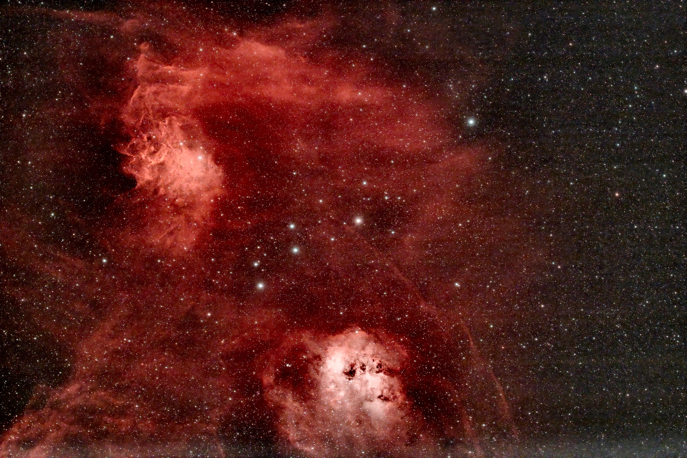 Flaming Star Nebula in Auriga