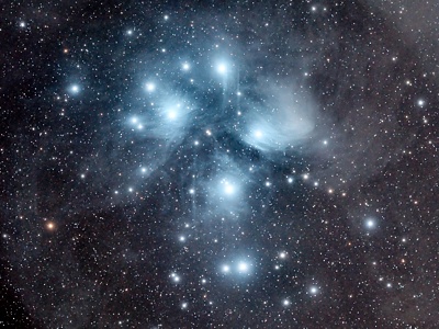 M45 Subaru cluster (Pleiades)