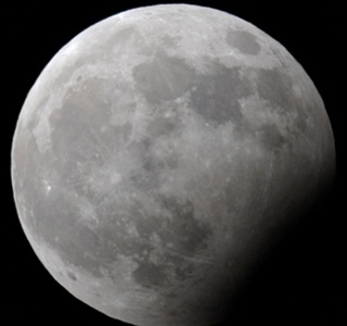 moon partial eclipse