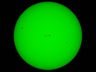 A sunspot ring